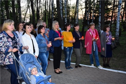 Прошла всероссийская  акция «Свеча памяти» в Ибресинском районе